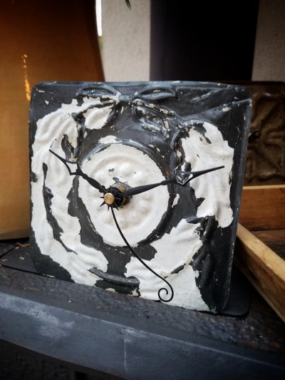 Mixed Media Wall clock by Will Delaney