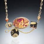 Mixed Media Necklace by Arlene Freed