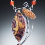 Mixed Media Necklace by Arlene Freed