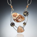 Mixed Media Necklace by Arlene Freed