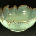 Green Glass Bowl by Joyce Inderbitzin