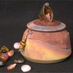 Amber Crystal Jar by Joyce Inderbitzin