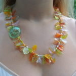 Mixed Media necklace by Jennifer McPherson