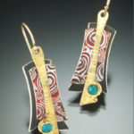 Mixed Media Earrings by Kara Raymond