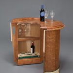 Wooden "Portable" Bar by William Robbins
