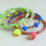 beaded bracelets by Jennifer Vitale