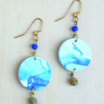 Jennifer Vitale mixed media earrings