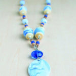 Jennifer Vitale mixed media necklace