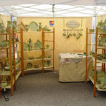Booth displaying the work of ceramic artist Deborah Williams