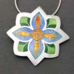 Flower Pendant by Amy Iverson