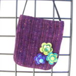 Purple tote bag by Judith Van Zant