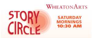 "Story Circle" Saturdays Mornings, 10:30 am logo