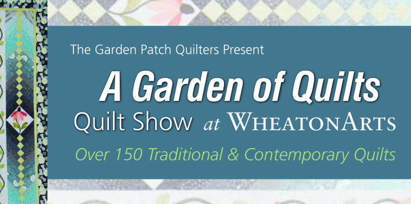 Banner. The Garden Patch Quilters present