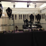 Booth showcasing the jewelry of Hilary Greif