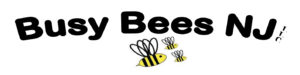 Busy Bees NJ LLC. logo, with yellow and black bees