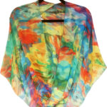 Colorful shawl by artist Marguerite Swope