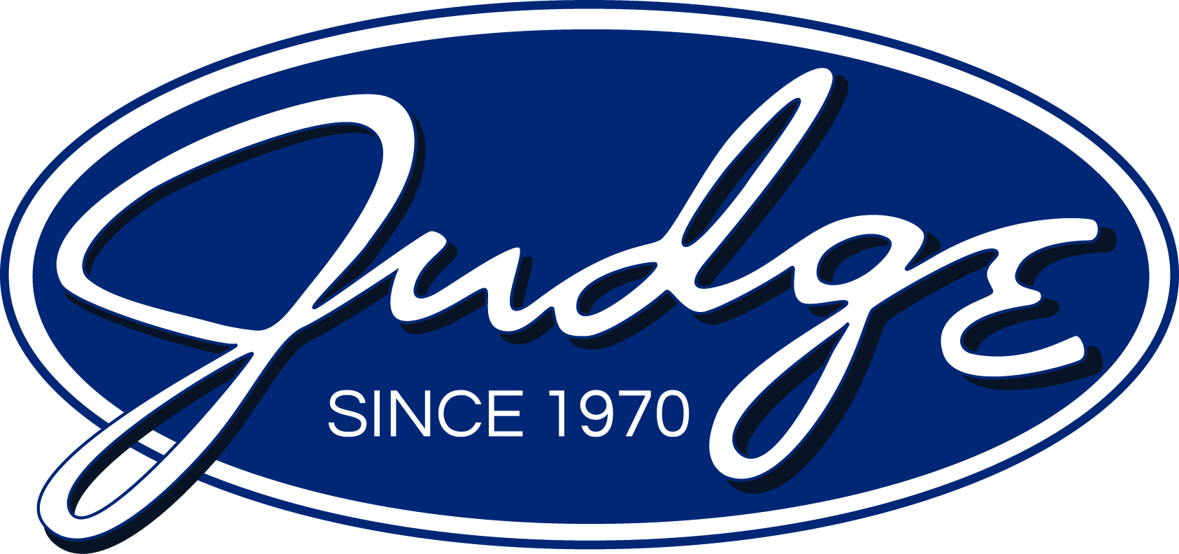 Judge logo in blue and white. Text under the word Judge reads "Since 1970" in a smaller font.