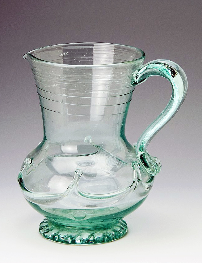 Lily Pad Pitcher South Jersey early 19th c. Photo by Al Weinerman.