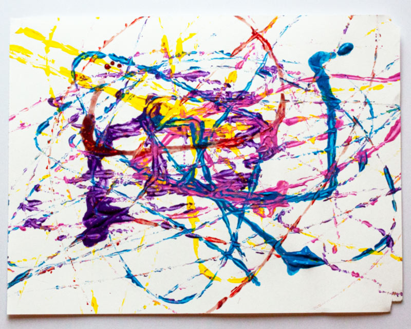 Painting with Marbles -Action Art For child - Art Play Heart