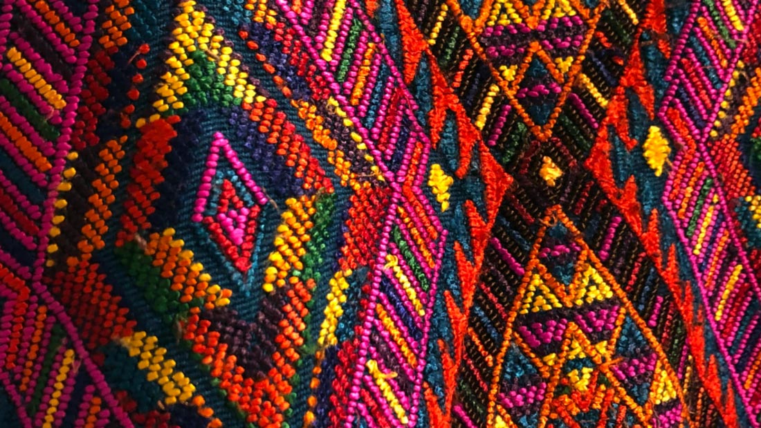 Detail, Ceremonial Huipil Chichicastenango, Quiche from the Collection of FOIM.