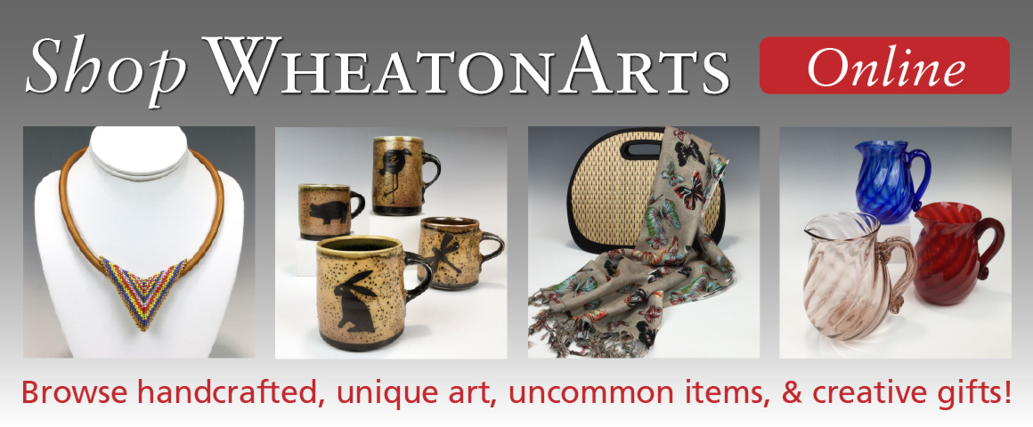 Shop WheatonArts Online banner. The text on bottom reads 